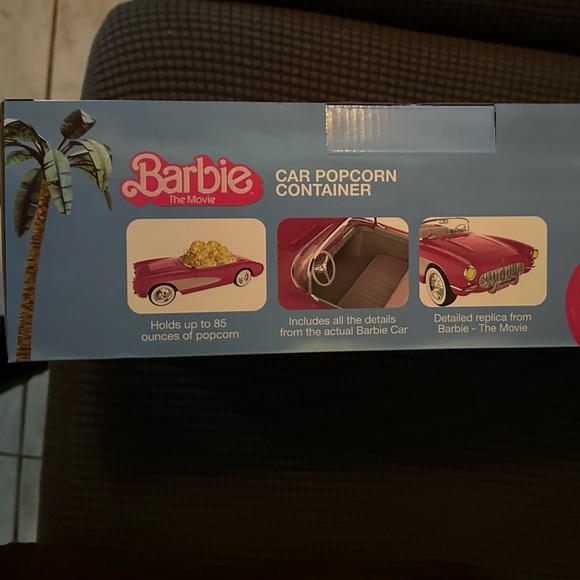 Amc Barbie: The Movie Collectible Pink Corvette Convertible Popcorn Container - Picture 10 of 13
